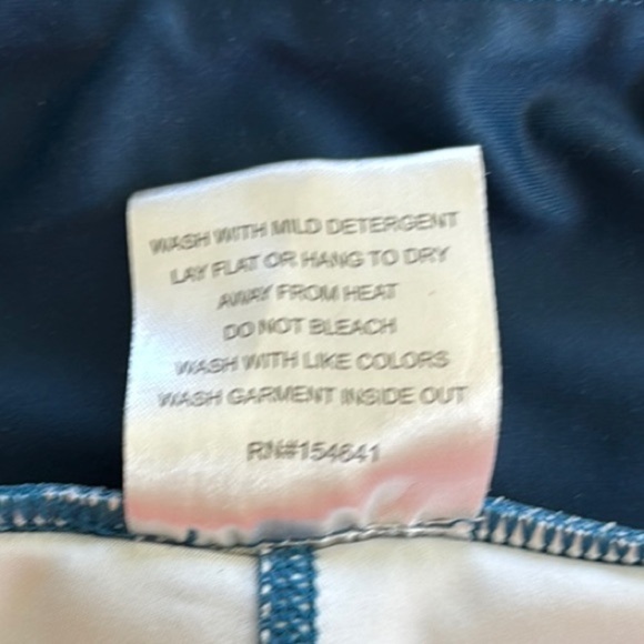 Piper by SmartPak Activewear Mid-Rise Technical Fabric Leggings Ombre Blue Med - Picture 3 of 6